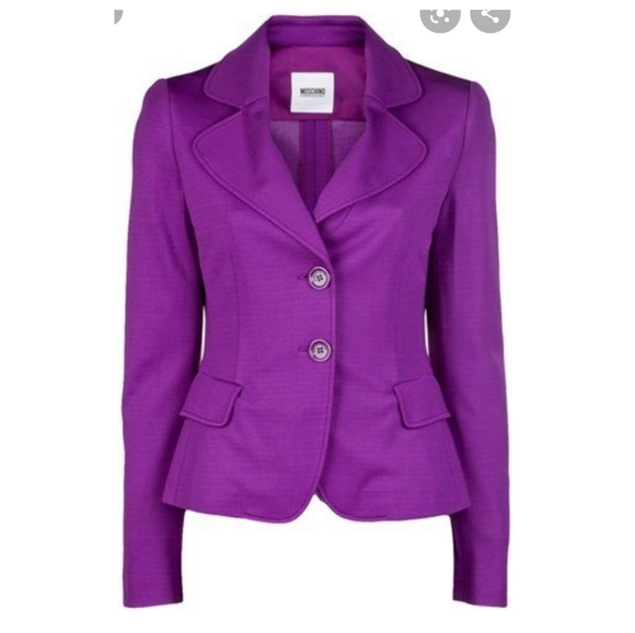 Moschino Jackets & Blazers - Moschino Cheap & Chic Purple Blazer Size 10